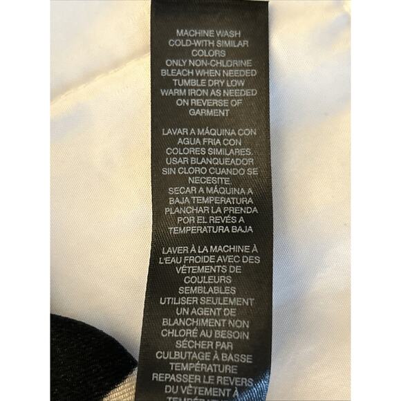 NWT Chicos Travelers Sz L Deco Pull Over Blouse 3/4 Sleeve Easy Wear Boho Whimsy - Picture 11 of 11